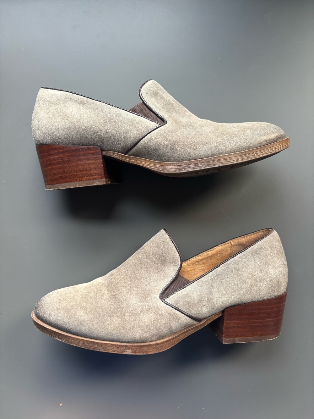 Sofft Slip On Heel Loafers- 8